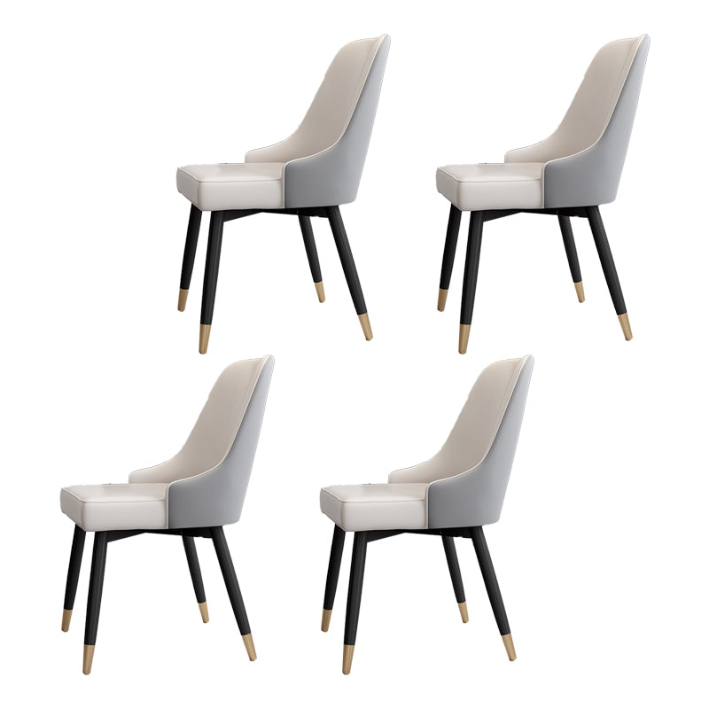 Juego De Sillas De Metal Estilo Escandinavo Sillas De Cocina Para Comedor Parsons