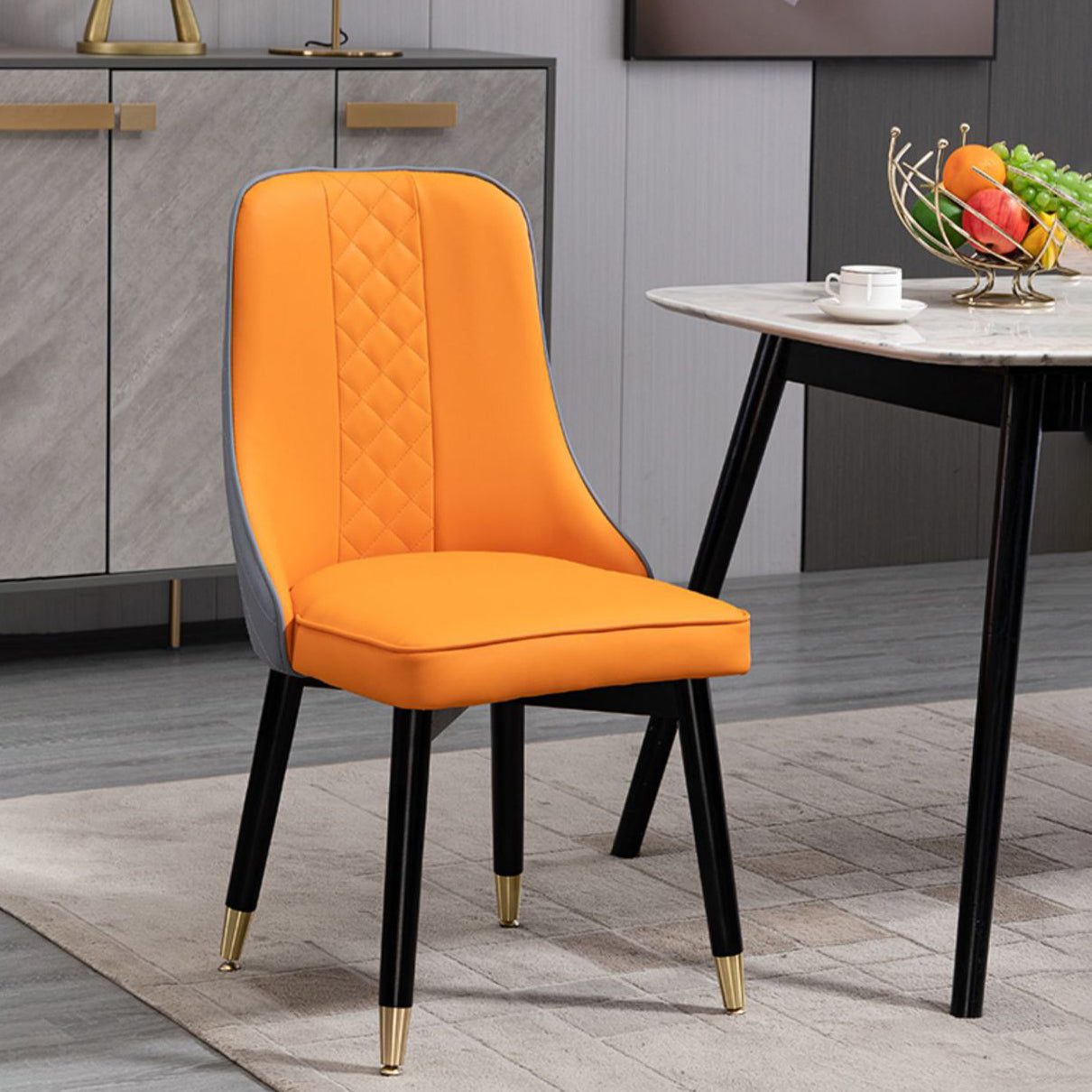 Juego de sillas de comedor de cocina escandinavas Silla Parsons de madera (juego de 2)