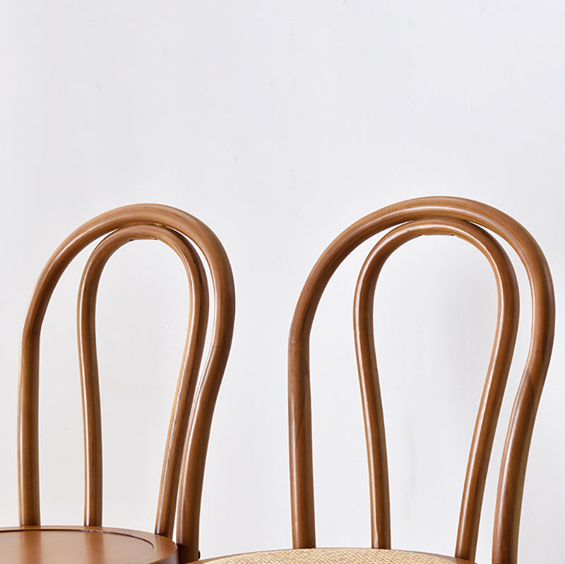 Silla de comedor de madera tradicional Windsor, silla sin brazos para uso doméstico