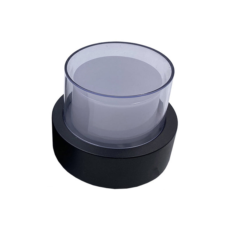 Contemporary Geometric Sconce Light Fixture Metal 1 Light LED Wall Mounted Light