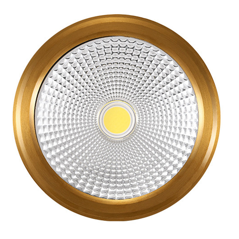 Plafonnier LED en forme de cylindre, moderne, en aluminium, 1 lumière, encastré, pour allée, chambre à coucher