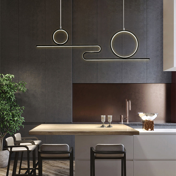 Wrought Iron Hanging Pendant Lights Modern Hanging Lamps for Dining Room