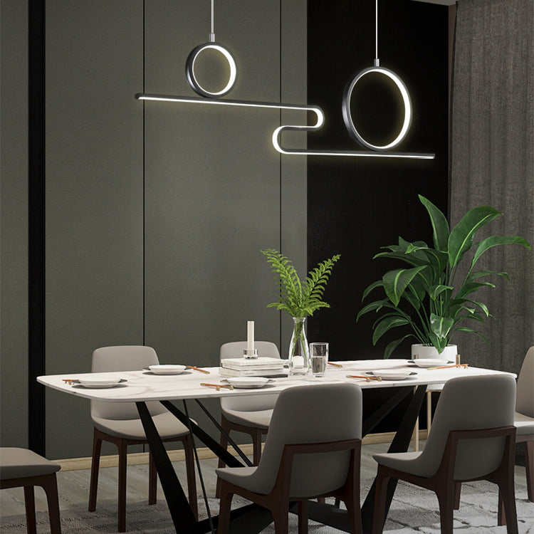 Wrought Iron Hanging Pendant Lights Modern Hanging Lamps for Dining Room