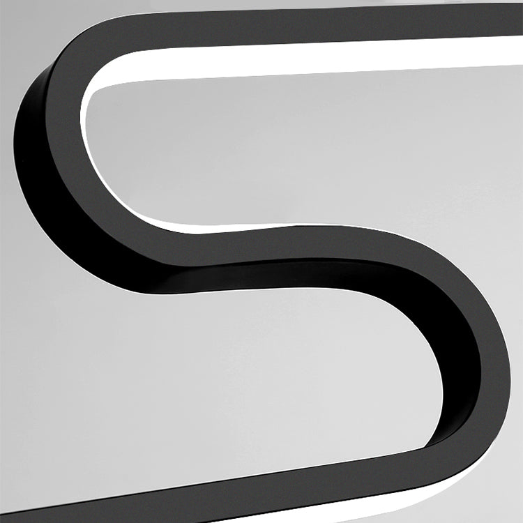 Resin Hanging Pendant Lights Modern Linear Hanging Lamps for Dining Room