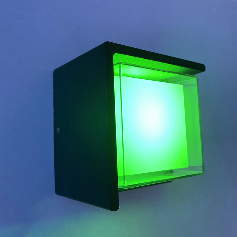 Lámparas de luz geométricas contemporáneas de metal 1 lámparas de pared ligeras