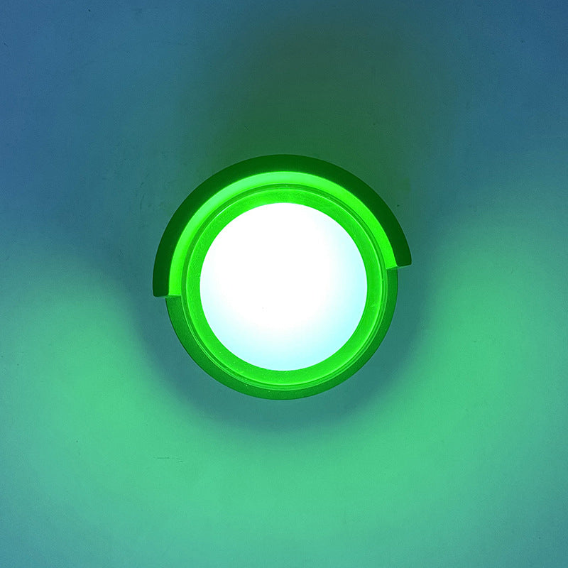 Lámparas de luz geométricas contemporáneas de metal 1 lámparas de pared ligeras