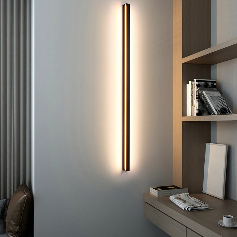 Estilo contemporáneo lámparas de luz lineal lineal aluminio 1 lámparas de pared LED de luz