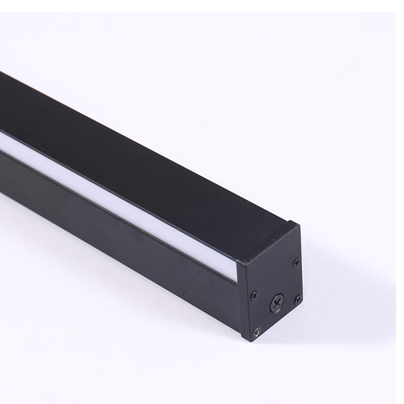 Estilo contemporáneo lámparas de luz lineal lineal aluminio 1 lámparas de pared LED de luz