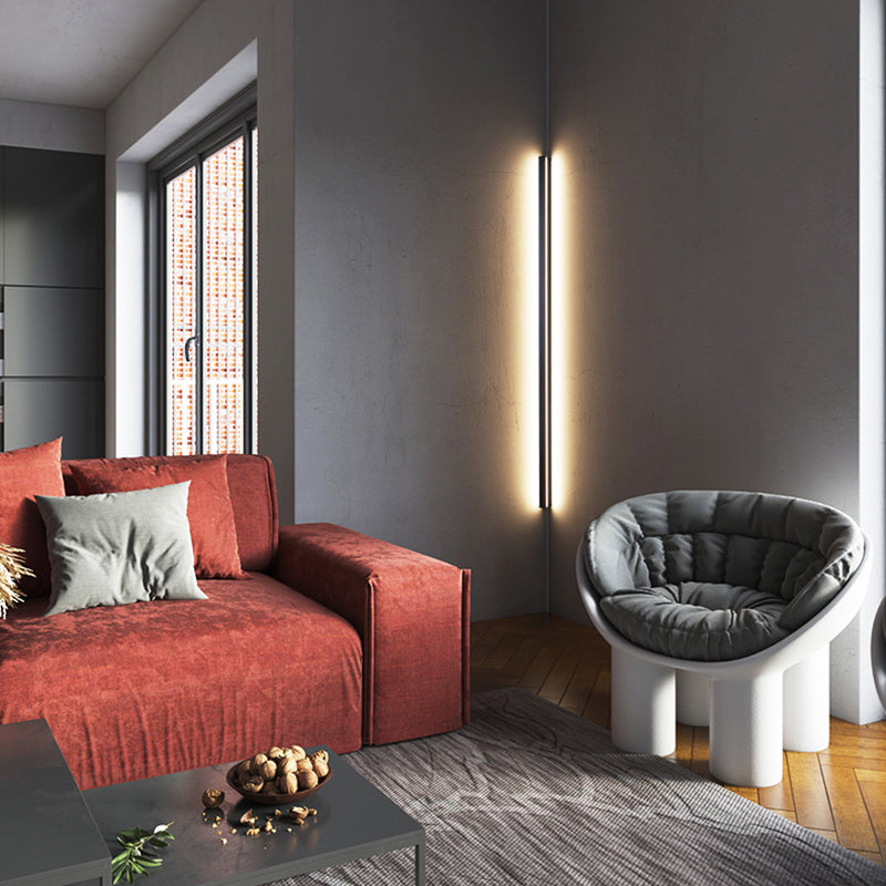 Estilo contemporáneo lámparas de luz lineal lineal aluminio 1 lámparas de pared LED de luz