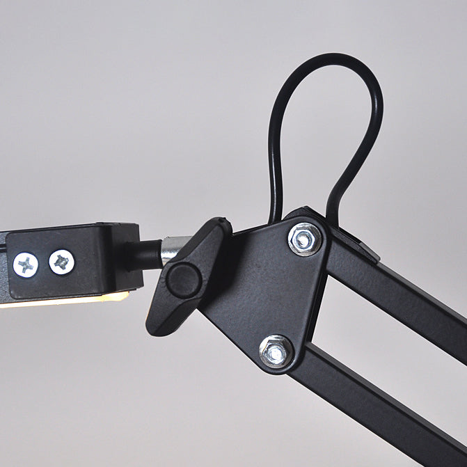 Lampada da scrivania a LED di apprendimento moderno in metallo lampada da tavolo singolo per camera da letto