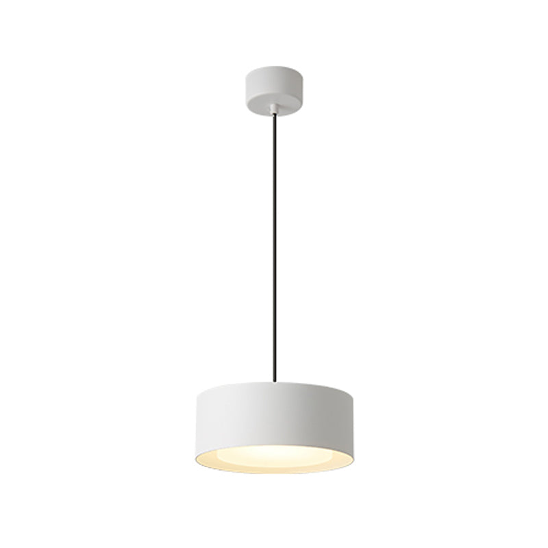 Acryl cirkelvormige ledhanglamp in moderne beknopte stijl smeedijzeren hanglampje voor slaapkamer