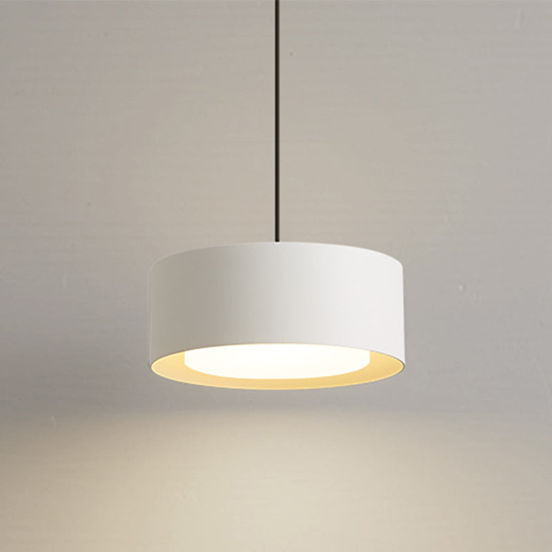 Acryl cirkelvormige ledhanglamp in moderne beknopte stijl smeedijzeren hanglampje voor slaapkamer