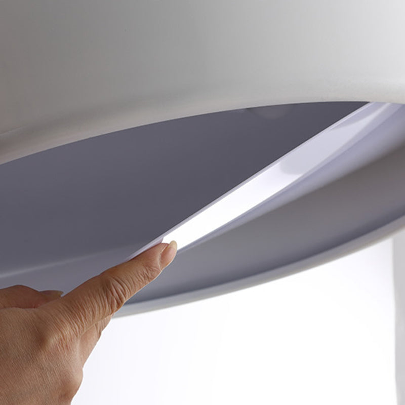 Postmoderne stijl kom tint hangende licht metaal 2 lichte hangende lamp voor studie