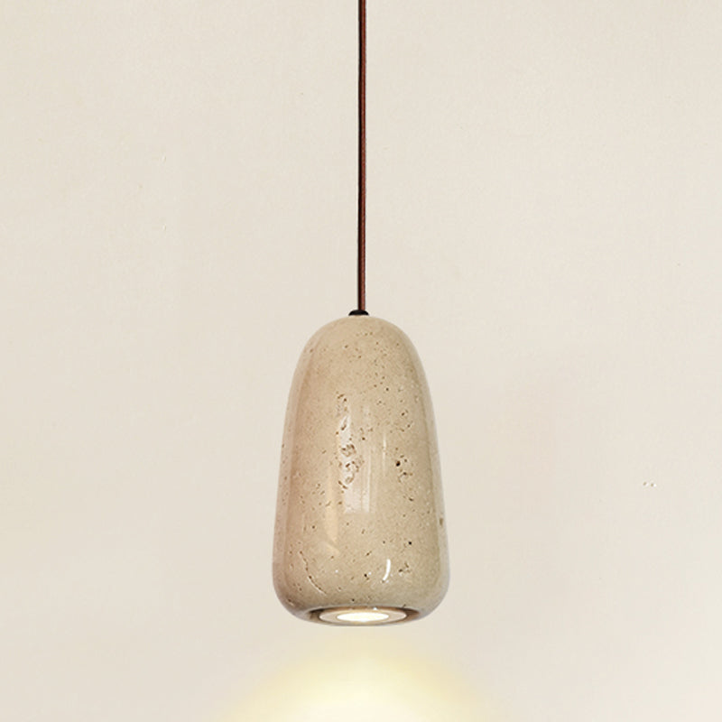 Unieke schaduw hangende verlichting moderne stijl steen 1 lichte hanglamp voor restaurant