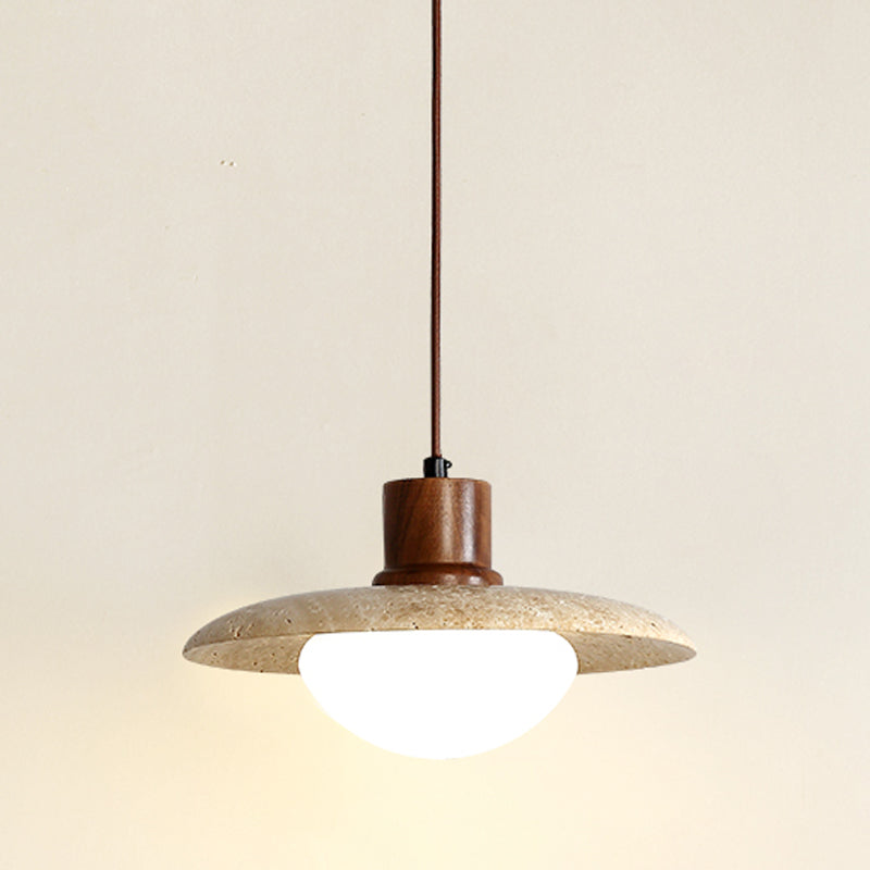 Unieke schaduw hangende verlichting moderne stijl steen 1 lichte hanglamp voor restaurant