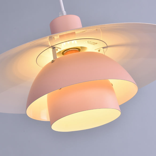 Lámpara colgante geométrica de aluminio nórdico moderno para el comedor para comedor