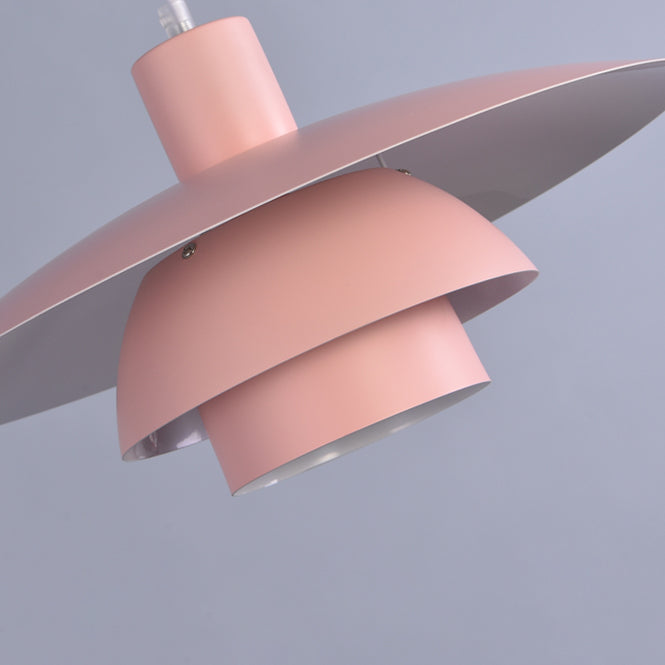 Lámpara colgante geométrica de aluminio nórdico moderno para el comedor para comedor