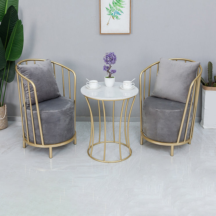 Silla de comedor individual sin brazos tapizada con respaldo Windsor de estilo escandinavo