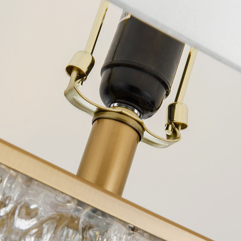 Lampada da tavolo postmoderna a 1 luci con luci da tavolo a quadrato per soggiorno