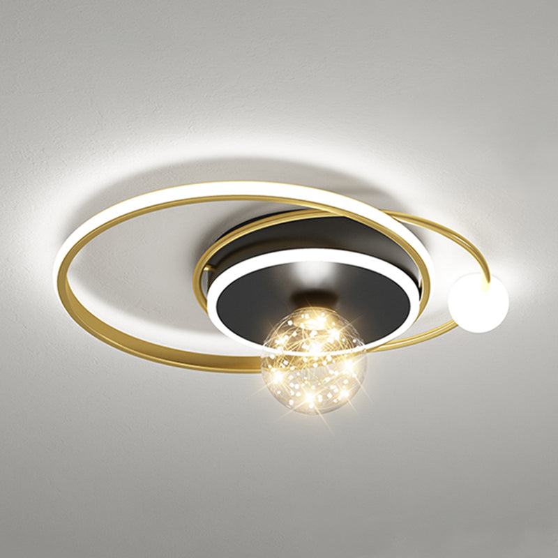 Gouden LED-plafondverlichtingsarmaturen Moderne inbouwplafondarmatuur voor woonkamer