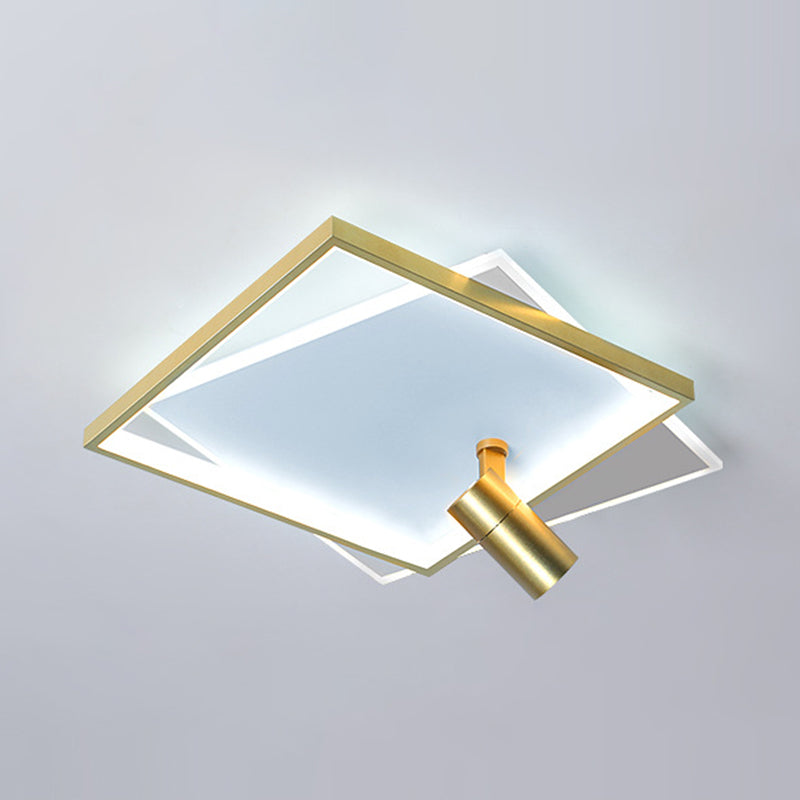 Moderne LED-plafondlamp met inbouwverlichting voor kledingwinkelwoonkamer