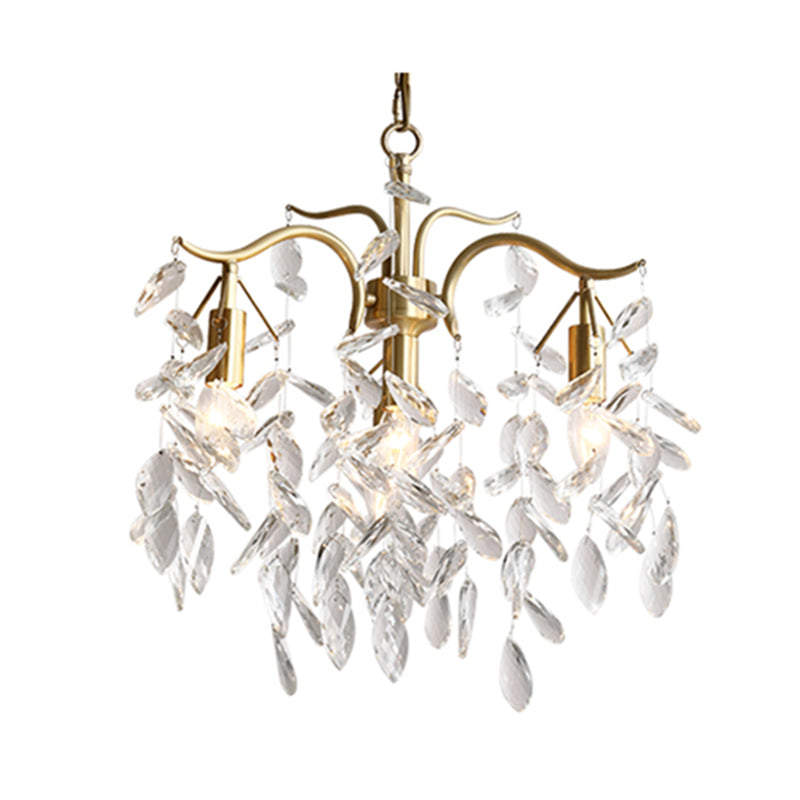 American Branch Chandelier Crystal Multi Light Hanging Light for Bedroom