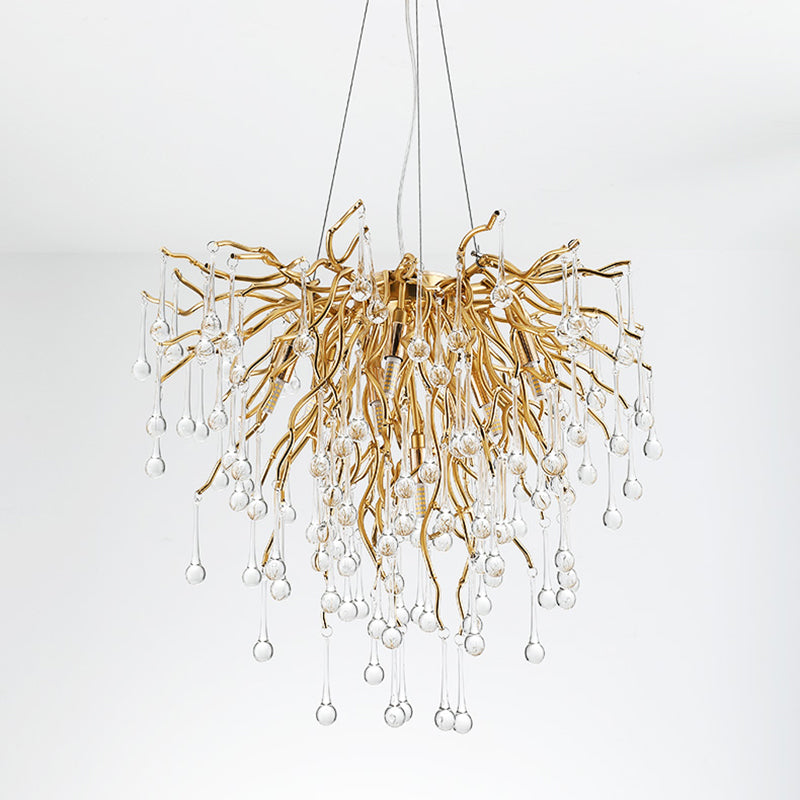 American Style Chandelier Crystal Multi Light Hanging Lights for Bedroom