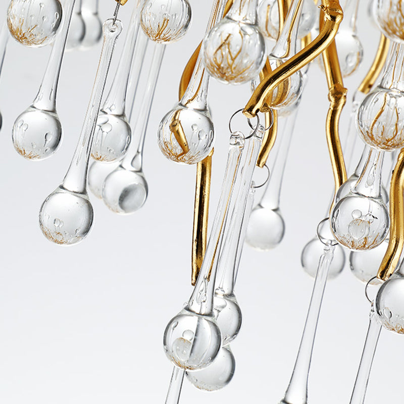 American Style Chandelier Crystal Multi Light Hanging Lights for Bedroom