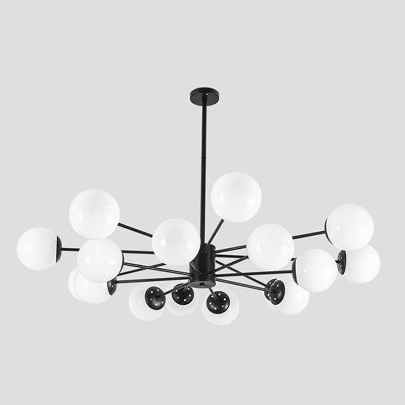 Globe Chandelier Lighting Multi-Head Suspension Pendant Lamps for Living Room