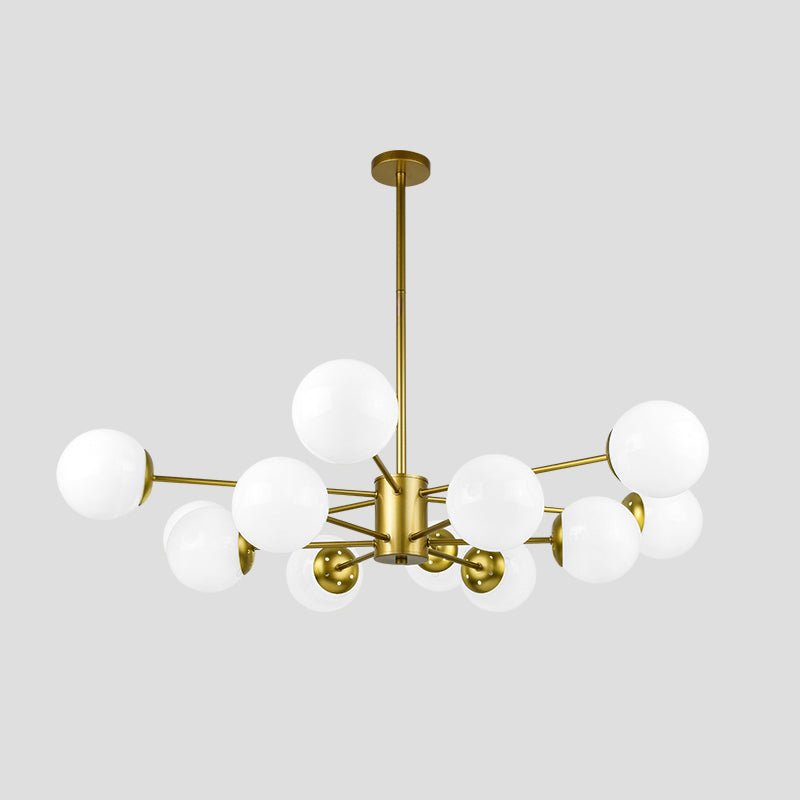 Globe Chandelier Lighting Multi-Head Suspension Pendant Lamps for Living Room
