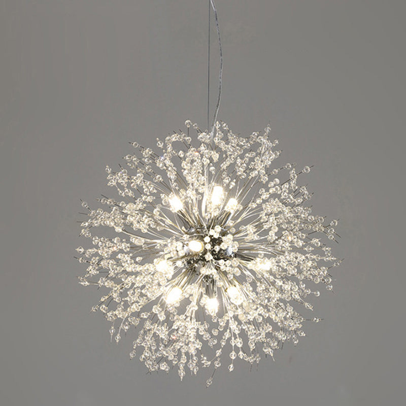 Moderne paardenbloem kroonluchter verlichtingsarmaturen multi-head suspensie hanger lamp