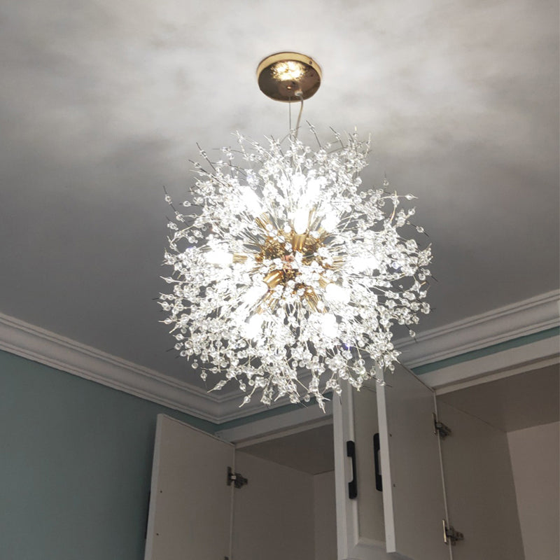 Moderne paardenbloem kroonluchter verlichtingsarmaturen multi-head suspensie hanger lamp