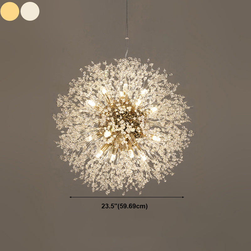 Moderne paardenbloem kroonluchter verlichtingsarmaturen multi-head suspensie hanger lamp