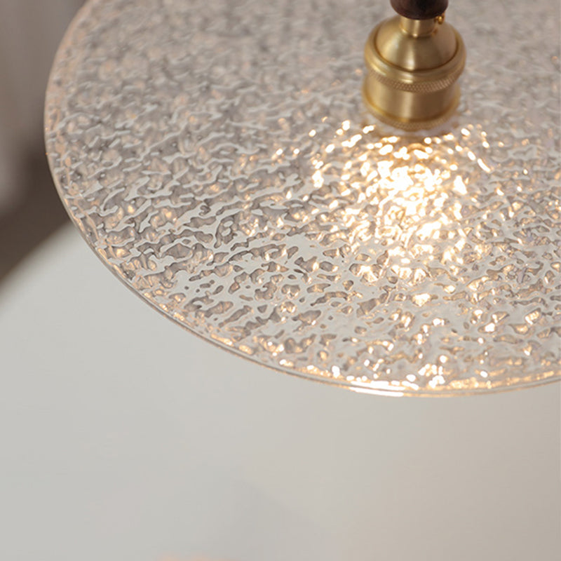 Single Light Contemporary Hanging Lamps Glass Shade Pendant Light for Sitting Room Foyer