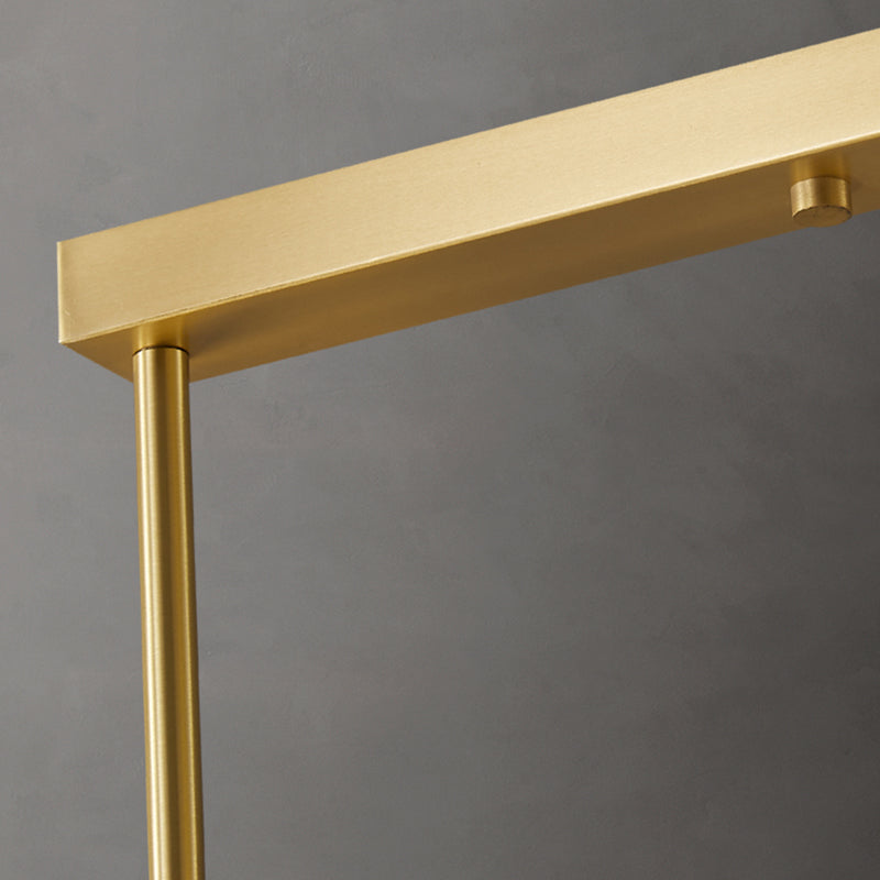 Modern Simple Dining Chandelier Light Round Glass Shade Ceiling Pendant Light