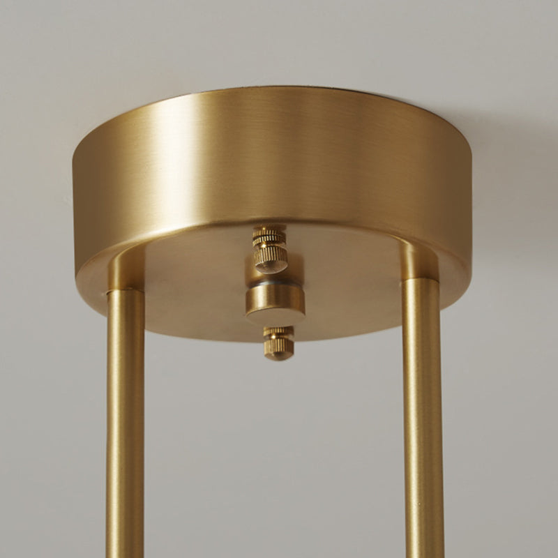 Modern Simple Dining Chandelier Light Round Shade Ceiling Hanging Light for Dining Room