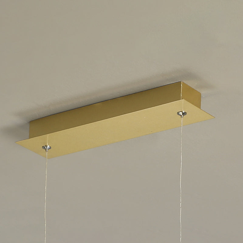 Modern Style Chandelier Light Round Glass Shade Ceiling Hanging Light for Dining Room