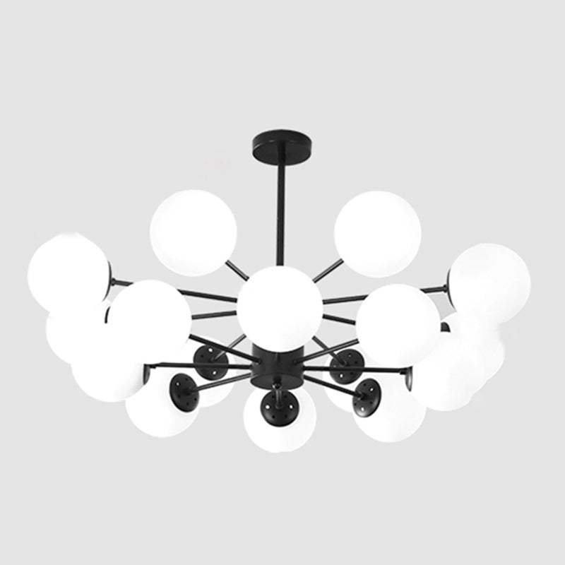 Globe Chandelier Lighting Multi-Head Hanging Light Fixtures for Living Room