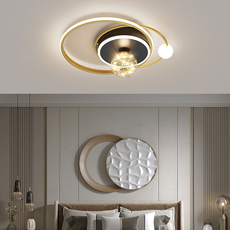 LED Flush Mount Ceiling Light Fixtures Contemporary Flush Lighting for Living Room