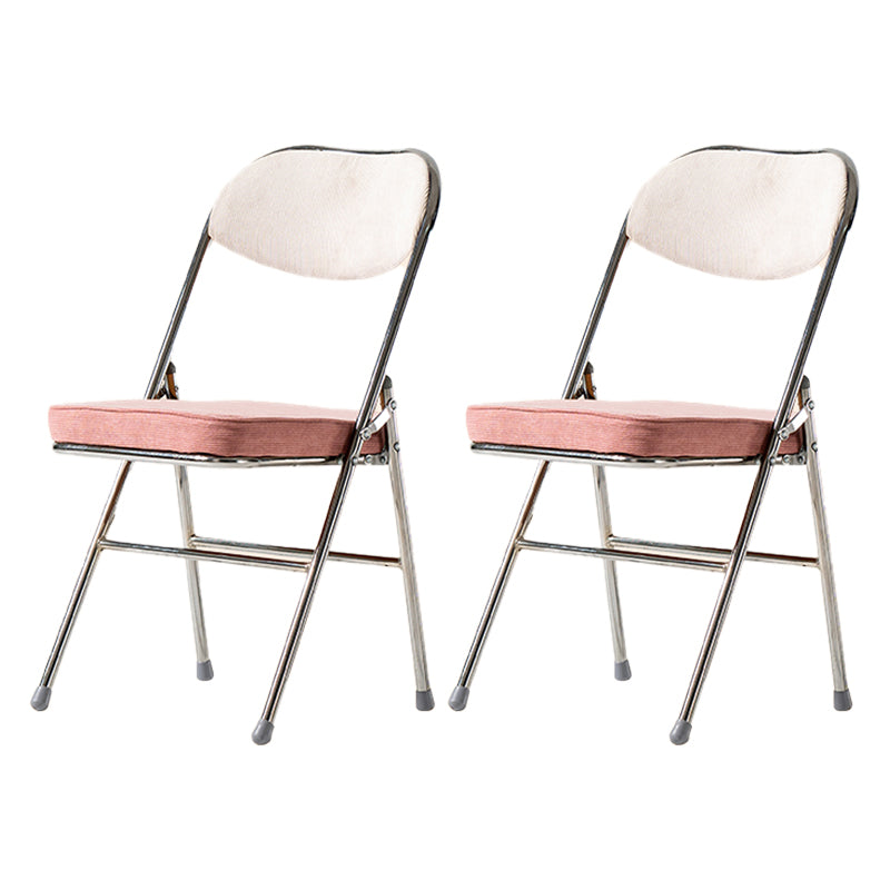Silla lateral escandinava de terciopelo con respaldo abierto, sillas de comedor plegables con acabado mate