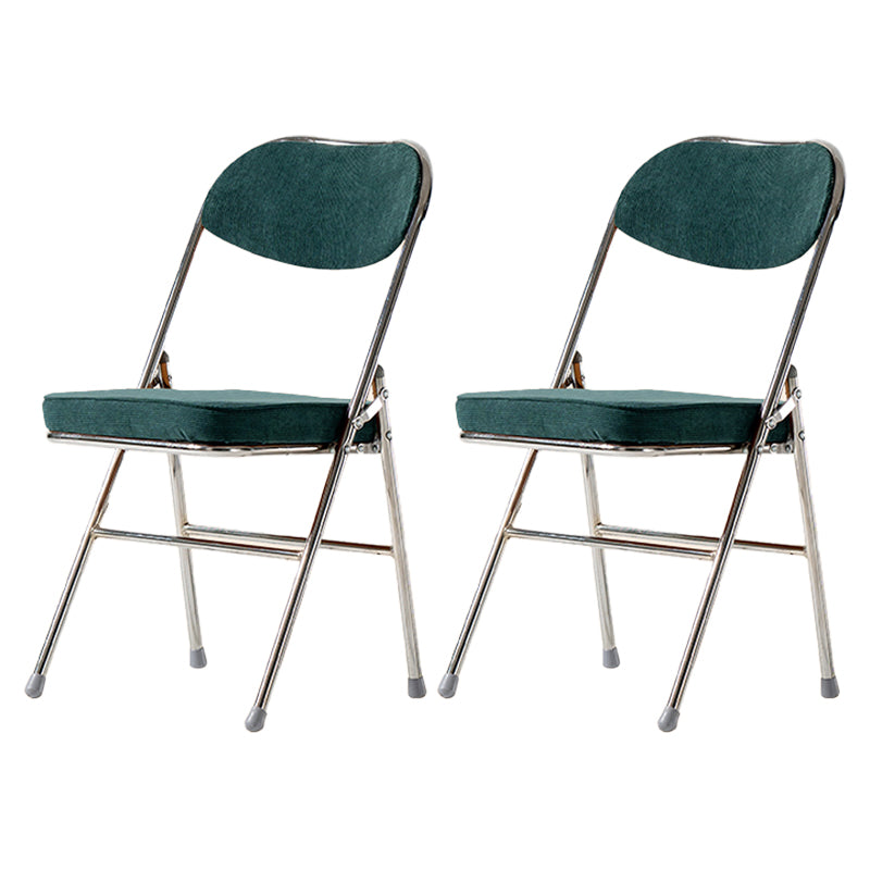 Silla lateral escandinava de terciopelo con respaldo abierto, sillas de comedor plegables con acabado mate