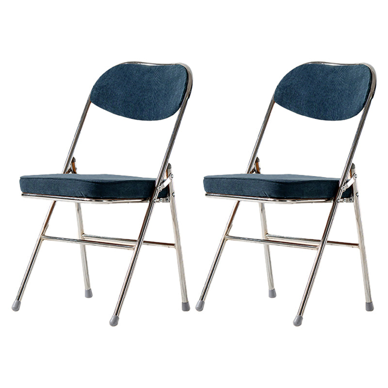 Silla lateral escandinava de terciopelo con respaldo abierto, sillas de comedor plegables con acabado mate