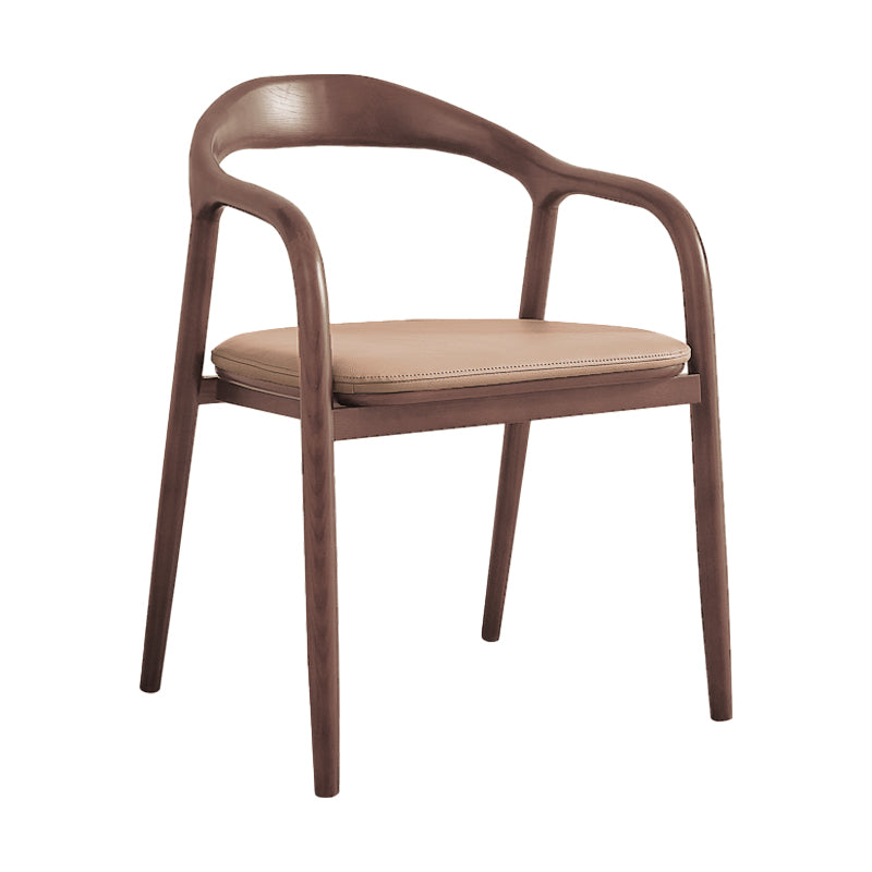 Chaise en bois de frêne de Style traditionnel, ensemble de chaises de cuisine et de salle à manger à dossier ouvert