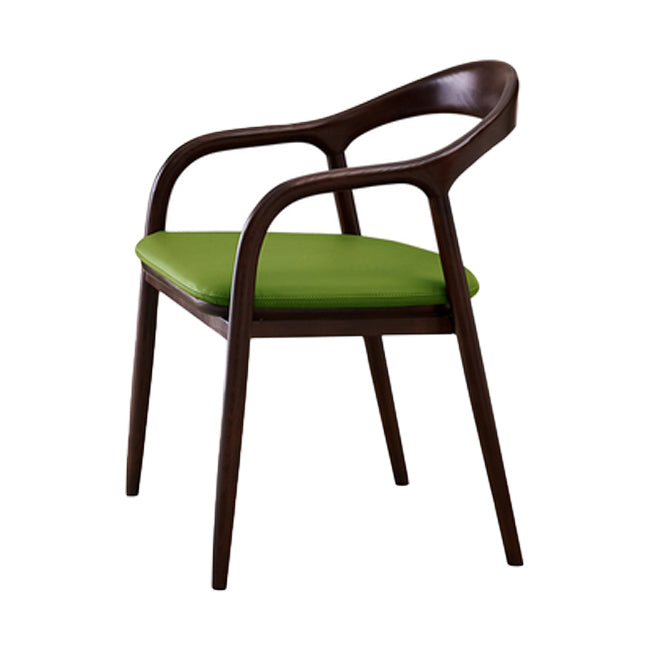 Chaise en bois de frêne de Style traditionnel, bras arrière ouvert, ensemble de chaises de cuisine et de salle à manger