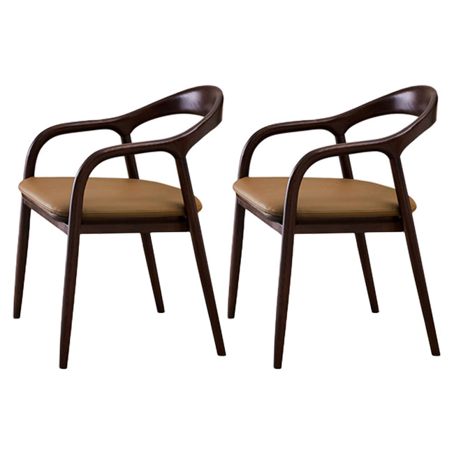 Silla de madera de fresno de estilo tradicional, juego de sillas de cocina con brazo trasero abierto
