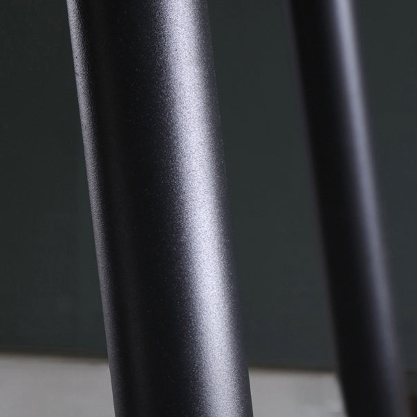 Sillas de cuero de diseño simple, silla lateral con respaldo sólido para comedor (juego de 2)