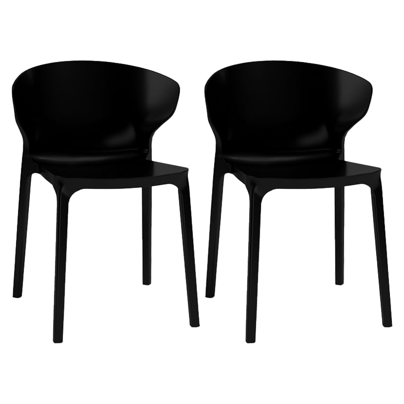 Cocina nórdica del estilo glamoroso que cena las sillas que cenan las sillas laterales sin brazos apilables