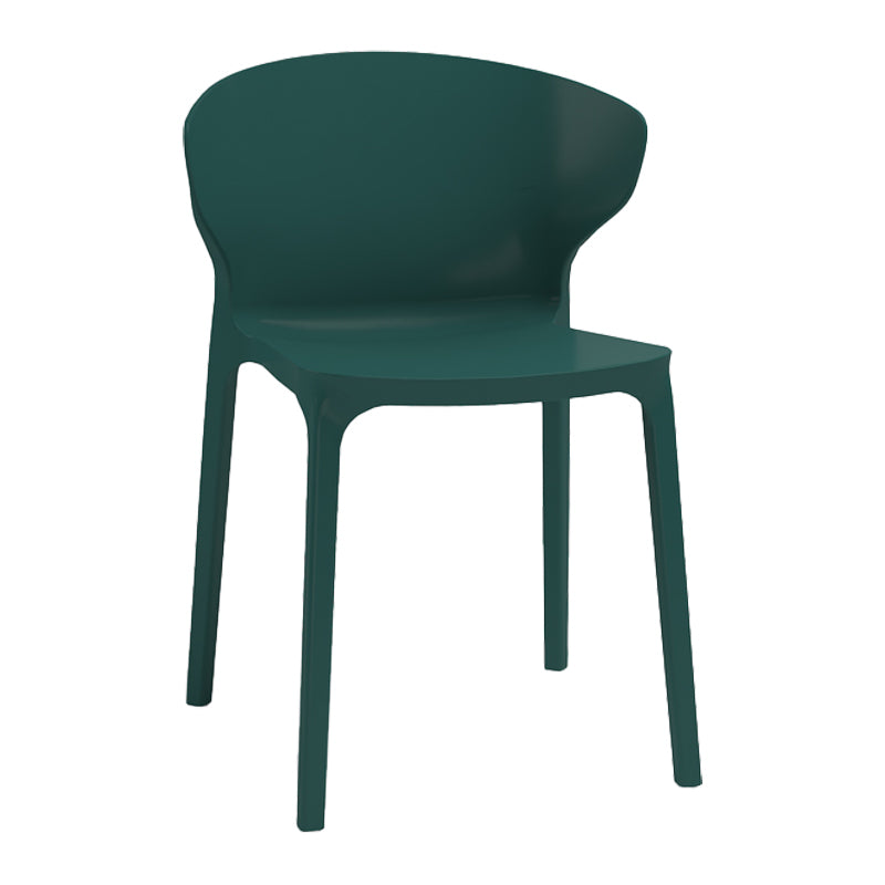 Chaises de salle à manger de cuisine de Style Glam nordique, chaises latérales empilables sans accoudoirs