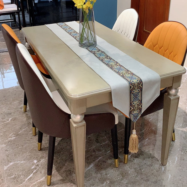 Silla de comedor de madera de estilo escandinavo, silla Parsons sin brazos (juego de 2)
