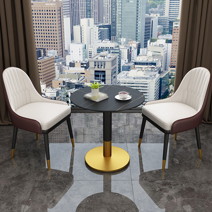 Silla de metal estilo escandinavo Sillas de comedor con respaldo Parsons (juego de 2)